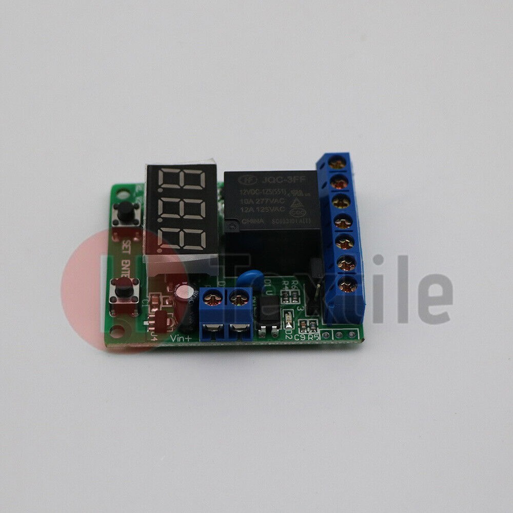relay timer delay switch voltage protection 12V multi-function voltage control #