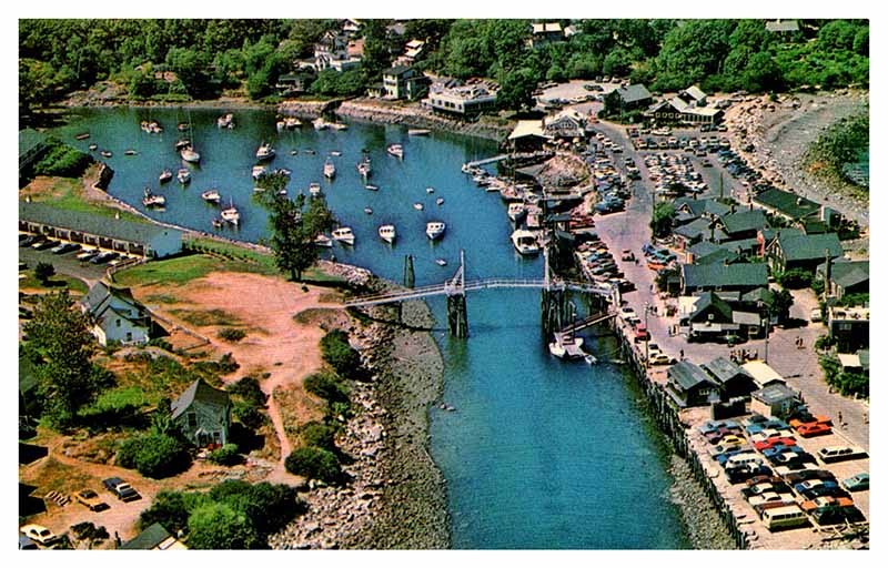 Postcard AERIAL VIEW SCENE Ogunquit Maine ME m/09 AQ4025