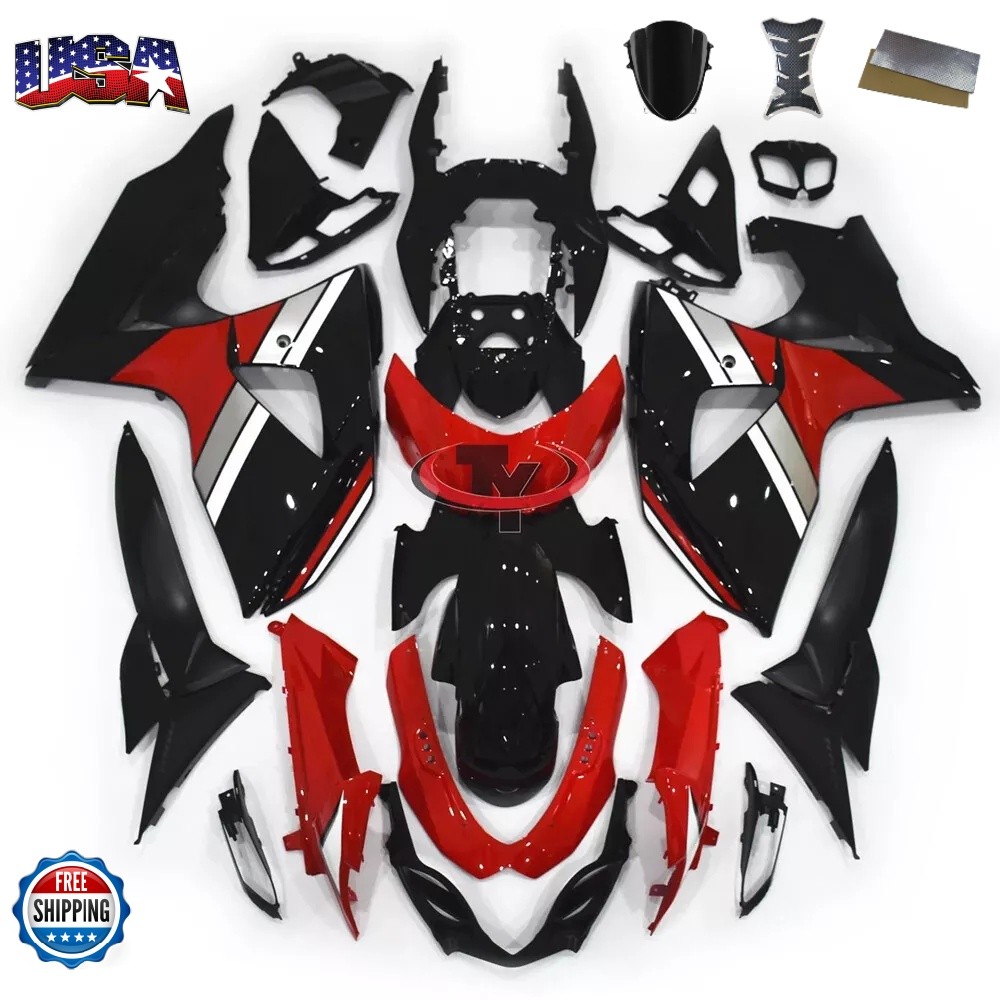 Injection ABS Fairing Kit For Suzuki GSXR1000 K9 2009-2016 Red Black Bodywork