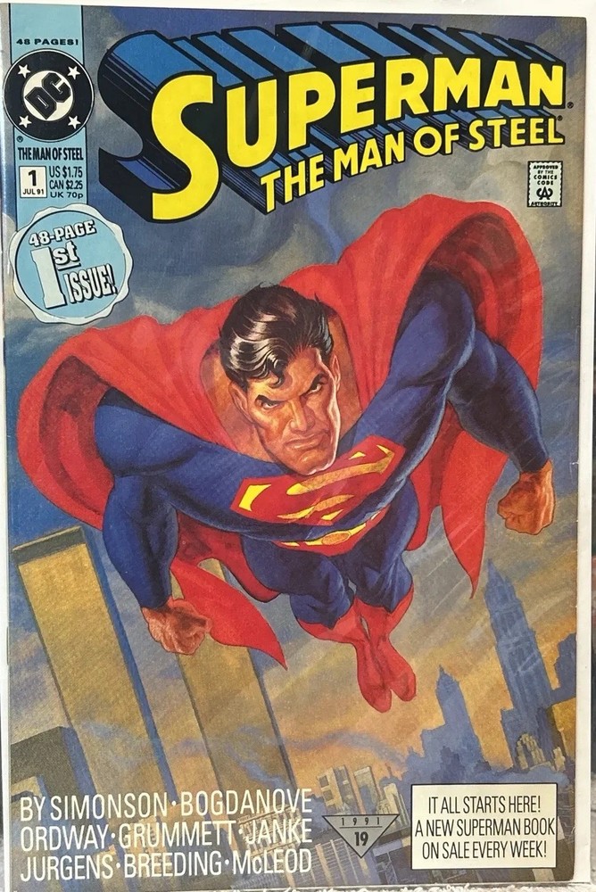 Superman: The Man of Steel #1 (DC Comics July 1991)