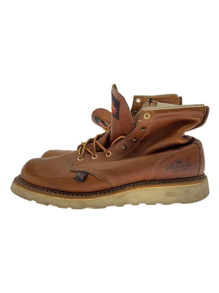 Thorogood Leather Lace-Up Boots in Brown Style 2147
