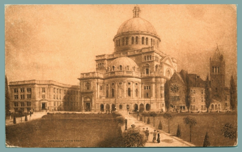 First Church of Christ Scientist Boston Massachusetts DB c1910 Antique Postcard