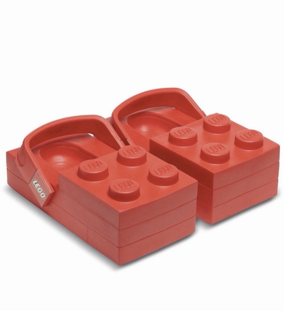 LEGO x Crocs Red Brick Clogs Adult Slip On Shoes Men Size 10 IN HAND NEW