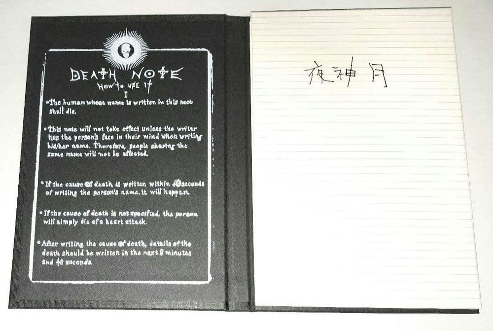 DEATHNOTE Death Note Postcard Book Obata Ken Exhibition #03586f