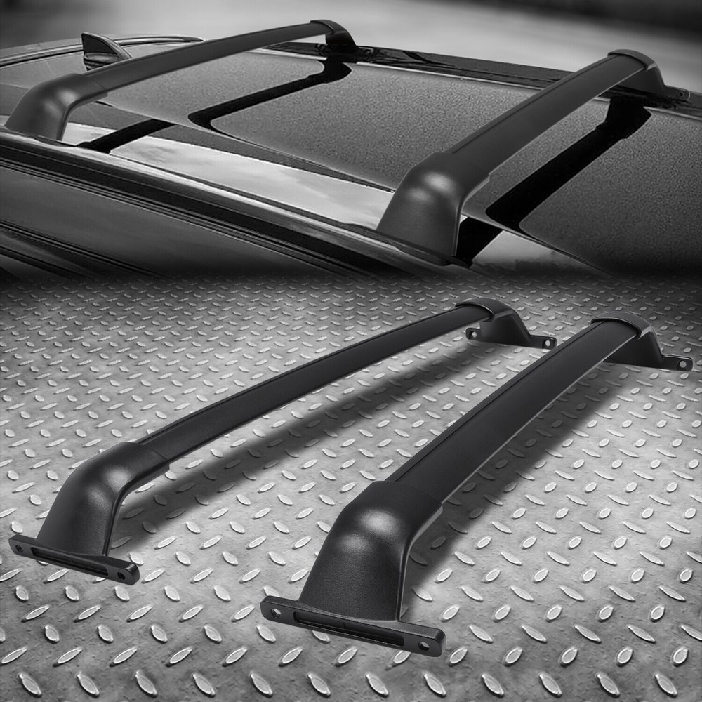 2017-2024 Nissan Kicks Black Aluminum Roof Rack Cross Bars for Cargo