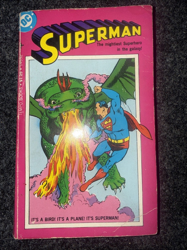 Vintage 1978 Superman Tempo Books comic Paperback book