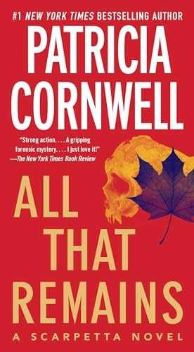 All That Remains: Scarpetta 3 (The - Paperback, by Cornwell Patricia - Very Good