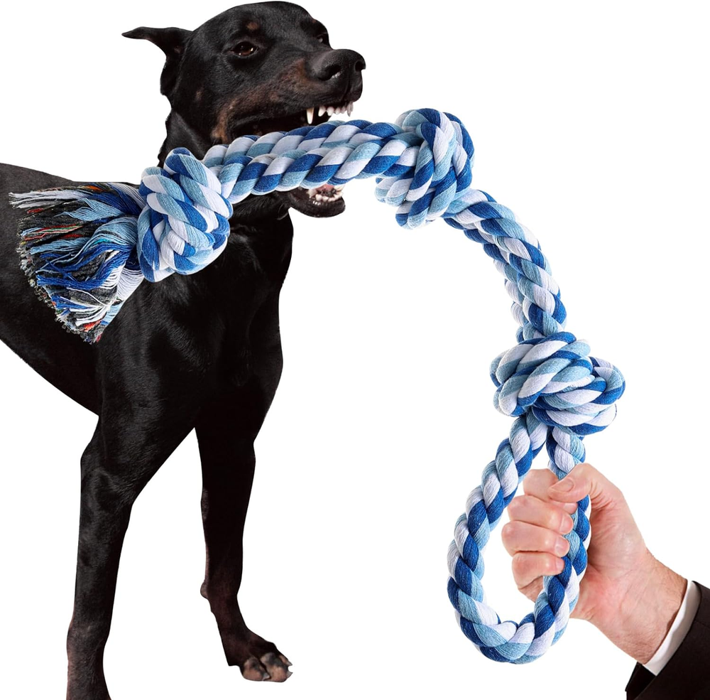 Dog Rope Toys Indestructible Dog Toys, Dog Chew Toys for Aggressive Chewers, Tou