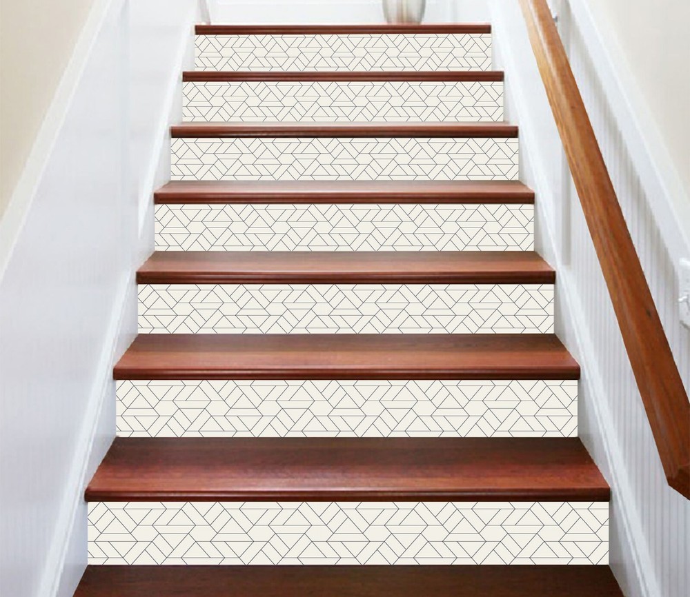 3D Simple Graphics AZ627 Stair Risers Decoration Mural Vinyl Wallpaper Kay