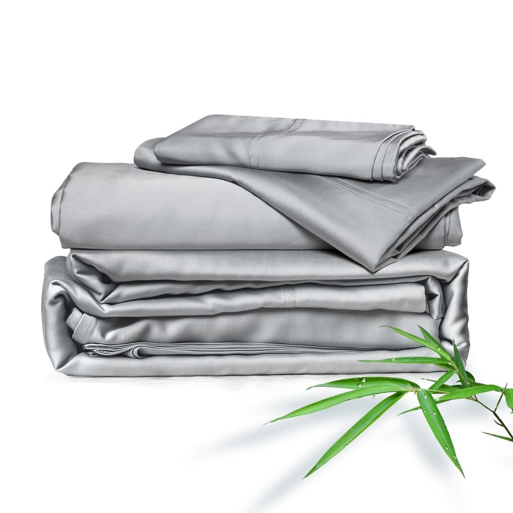 ClevaHome King Size Bed Sheets 100% Bamboo Rayon Luxury Soft Cooling Set  