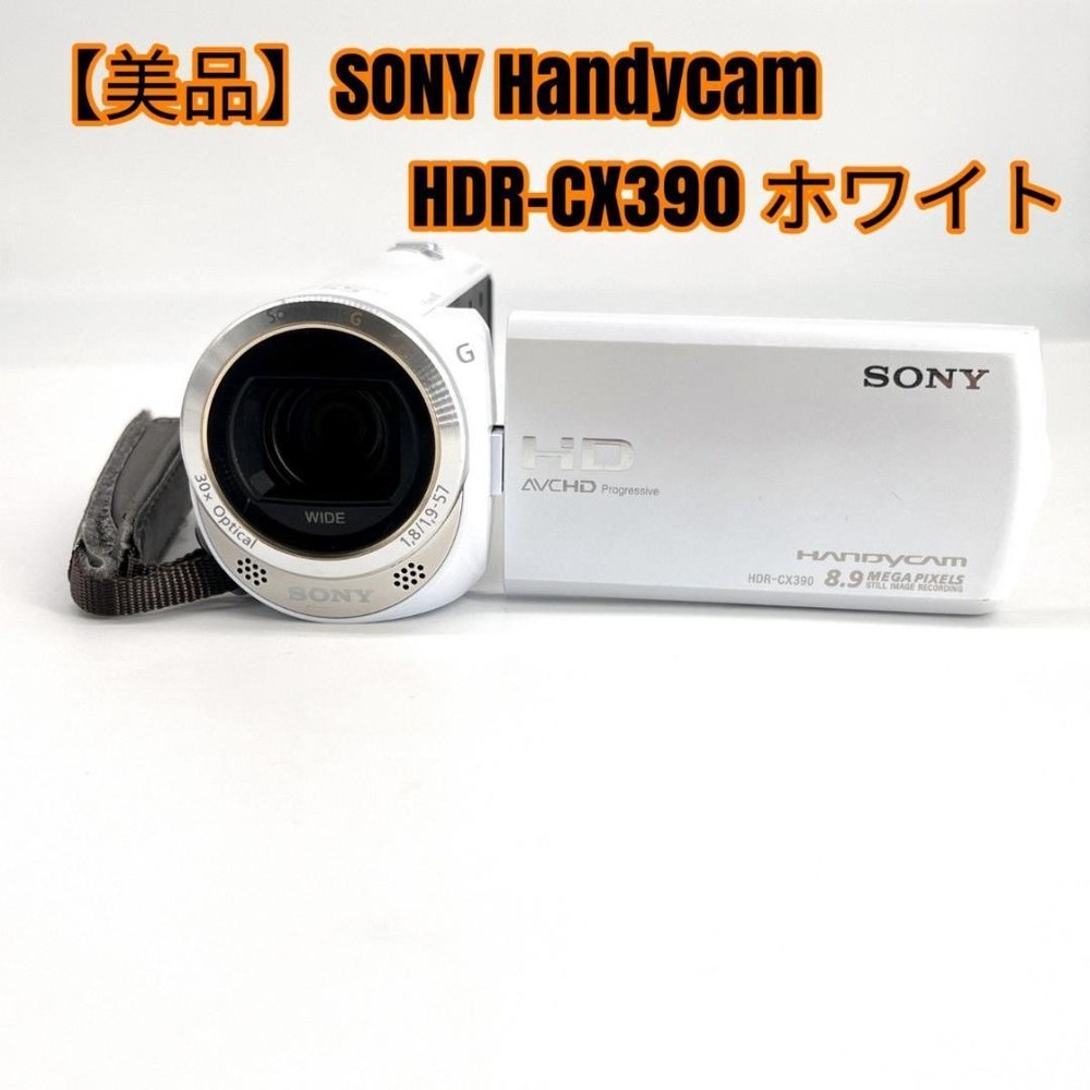 Excellent Condition SONY Handycam HDR CX390 White