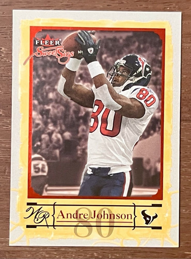 2004 Fleer Sweet Sigs Andre Johnson Houston Texans #67