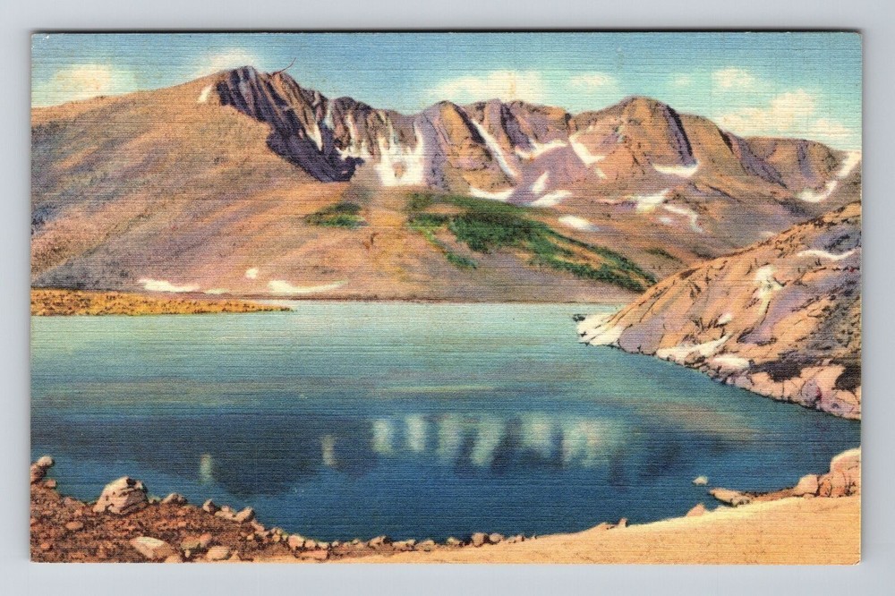 Summit Lake CO-Colorado, Mt. Evans, Vintage Postcard