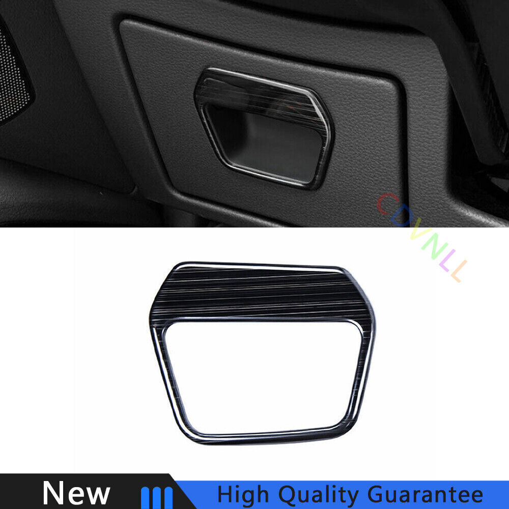For Audi A6 A7 19-2022 Black Titanium Main Driver Storage Box Handle Frame Trim