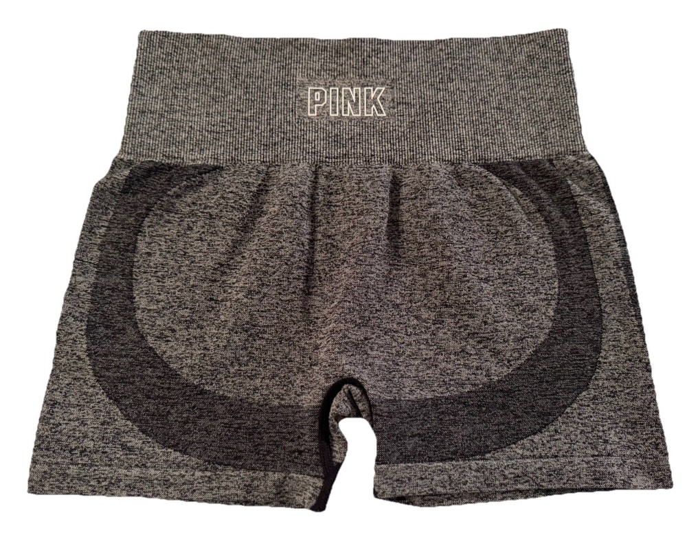 🩶🖤Victoria’s Secret PINK SPORT Bike Shorts-Gray-Size S🖤🩶