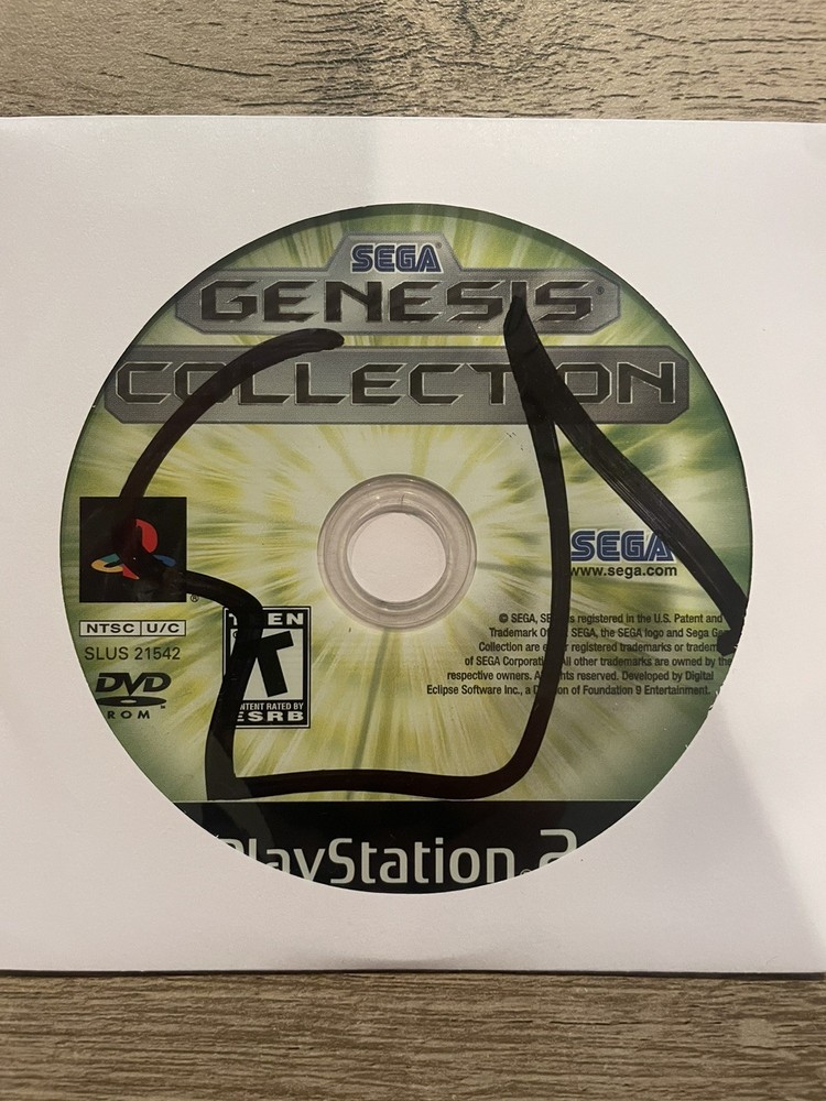 Sega Genesis Collection; Loose (Sony PlayStation 2, 2006)