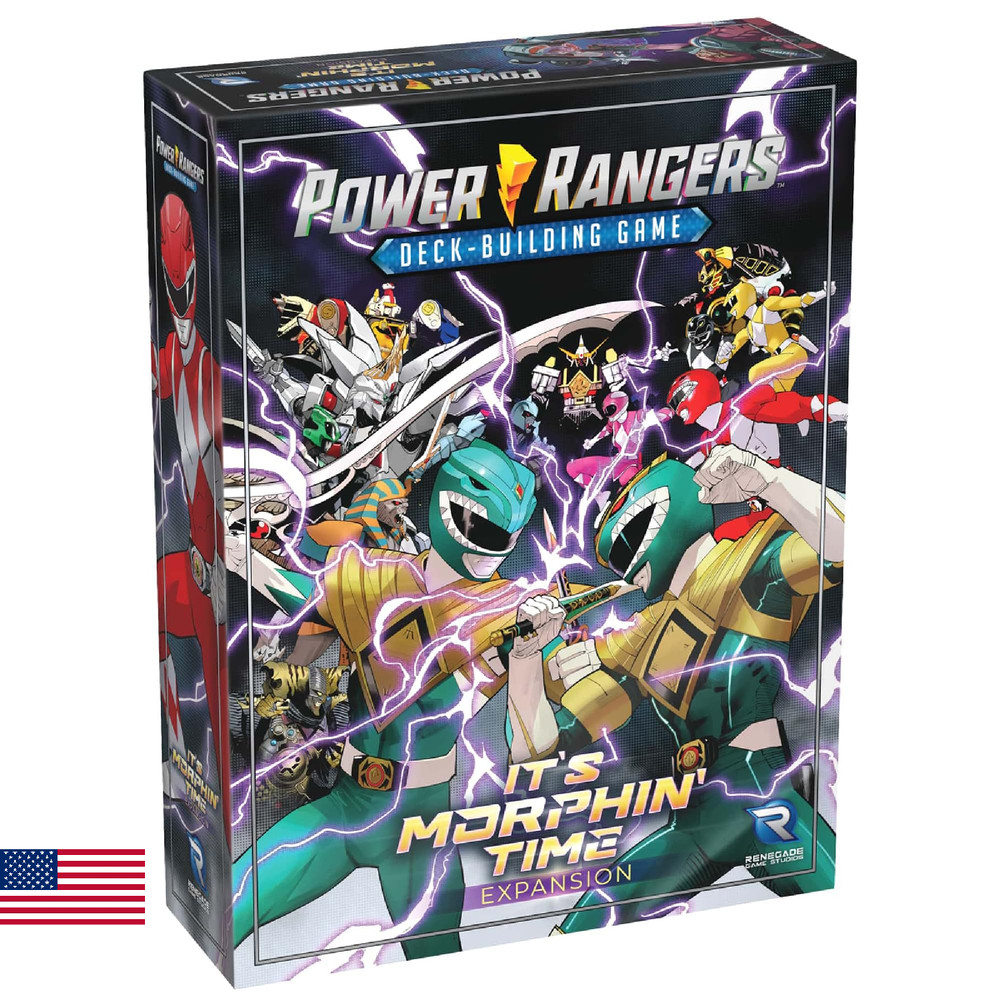 Renegade Game Studios: Power Rangers Deck-Building Game - It’s Morphin’ Time Exp