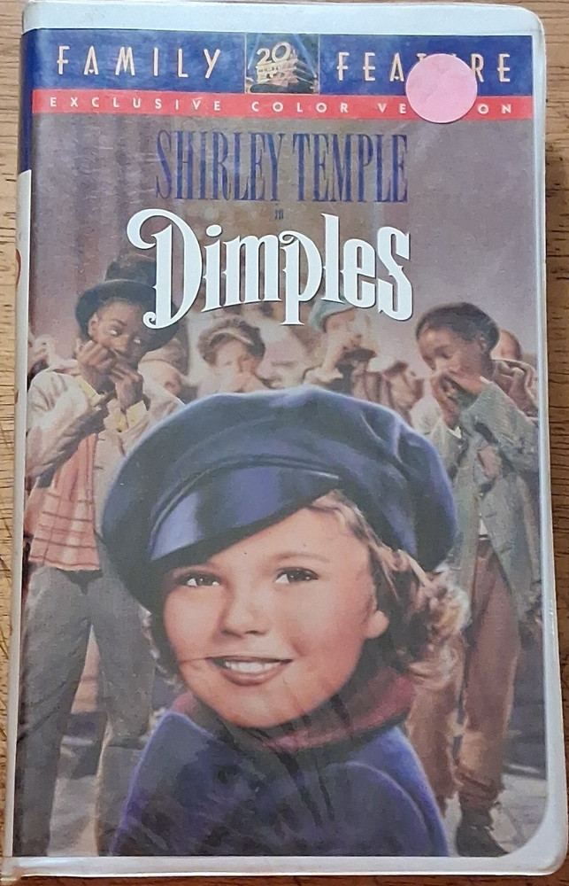 20th Century Fox Dimples Exclusive Color Version VHS 1936 Shirley Temple