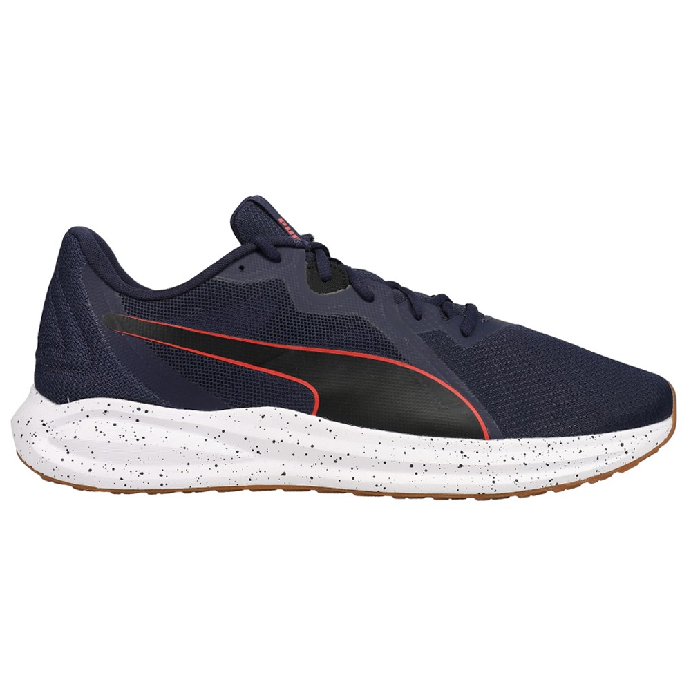 PUMA Twitch Runner Speckle Running  Mens Blue Sneakers Athletic Shoes 377196-01