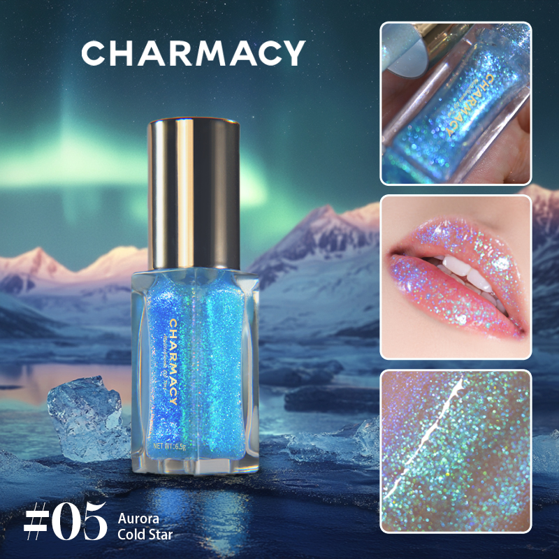 CHARMACY Chameleon High-Shine Moisturizing Lip Gloss with Vibrant Pigment