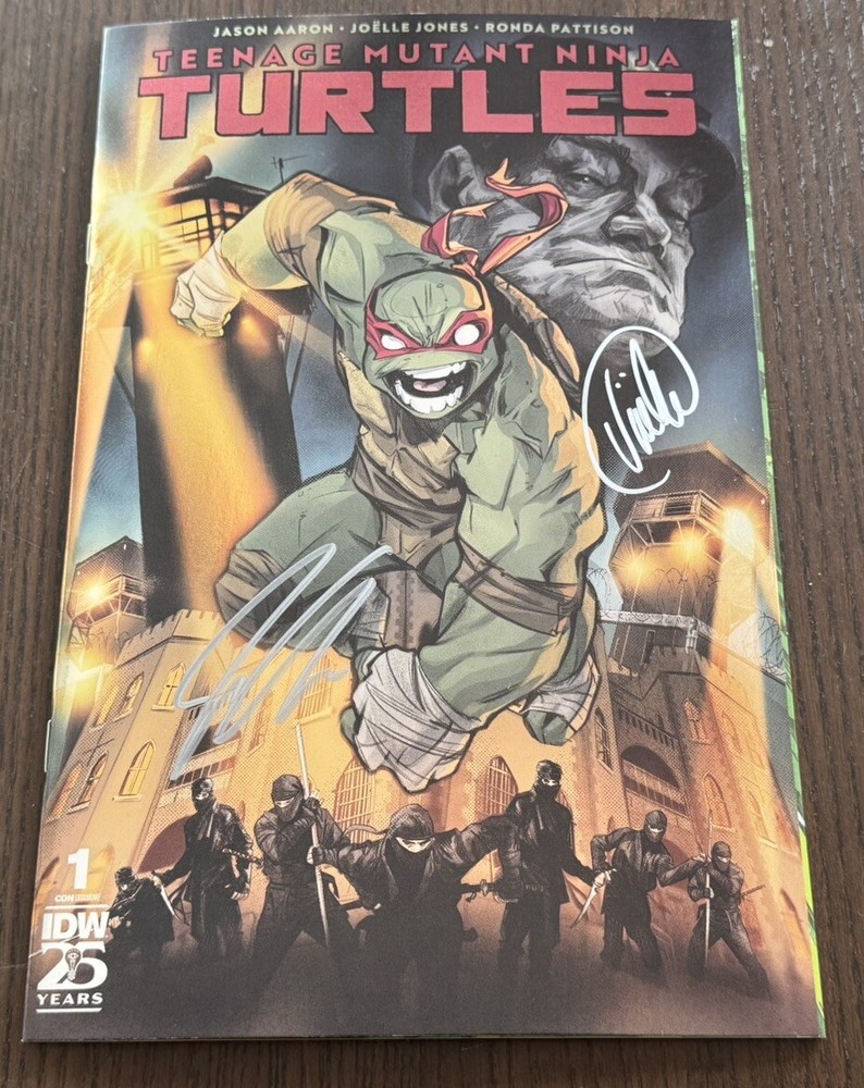 2024 SDCC IDW TMNT #1 NM/NMMT 9.6-9.8 Jason Aaron Joelle Jones Signed Foil Edition