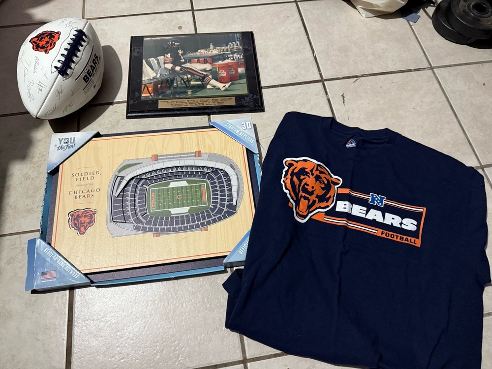 Chicago Bears collectibles bundle for true fans