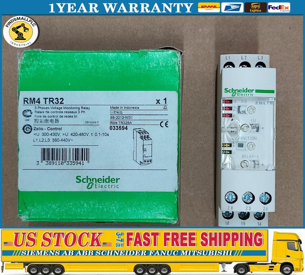 Rm4Tr32 Schneider Network Control Relay Rm4Tr32