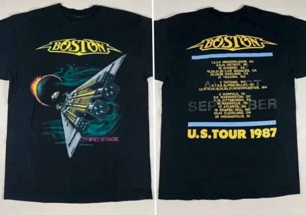 NEW!!! Boston Rock Band Concert Tour 1987 T-Shirt