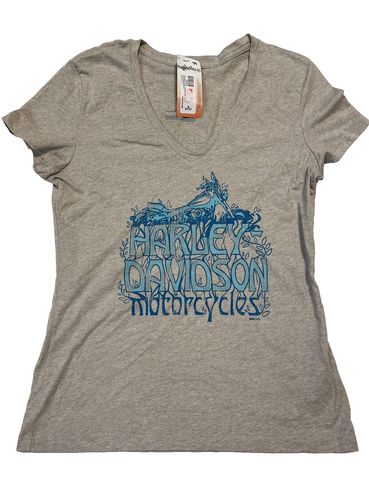 Harley-Davidson Women’s Gray T-Shirt Size M NEW 340210
