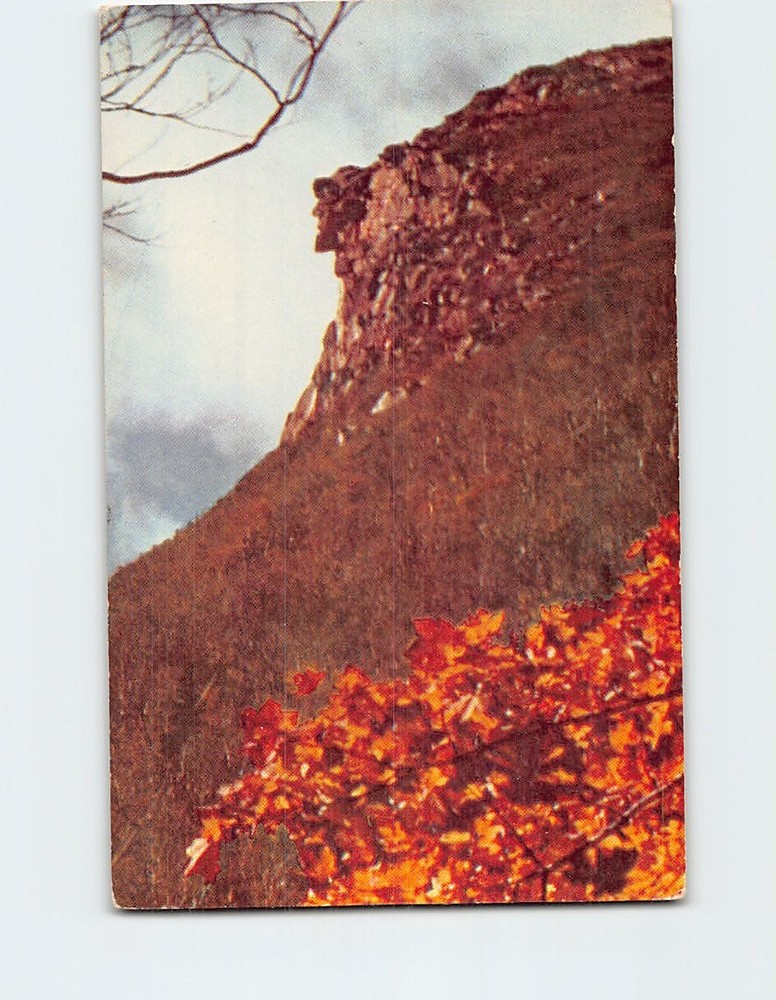 Postcard Old Man of the Mountains Franconia Notch New Hampshire USA