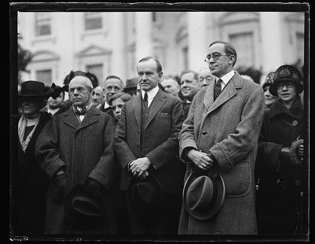 Photo:Washington D.C. White House Calvin Coolidge Group 1924 1925