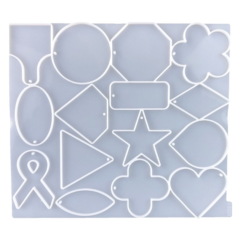 Lovely Keyring Silicone Mold Epoxy Keychain Molds Pendant Mould