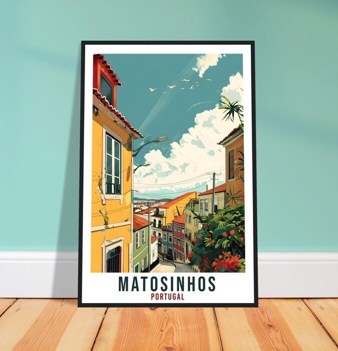 Matosinhos Travel Wall Art Print for Home Decor
