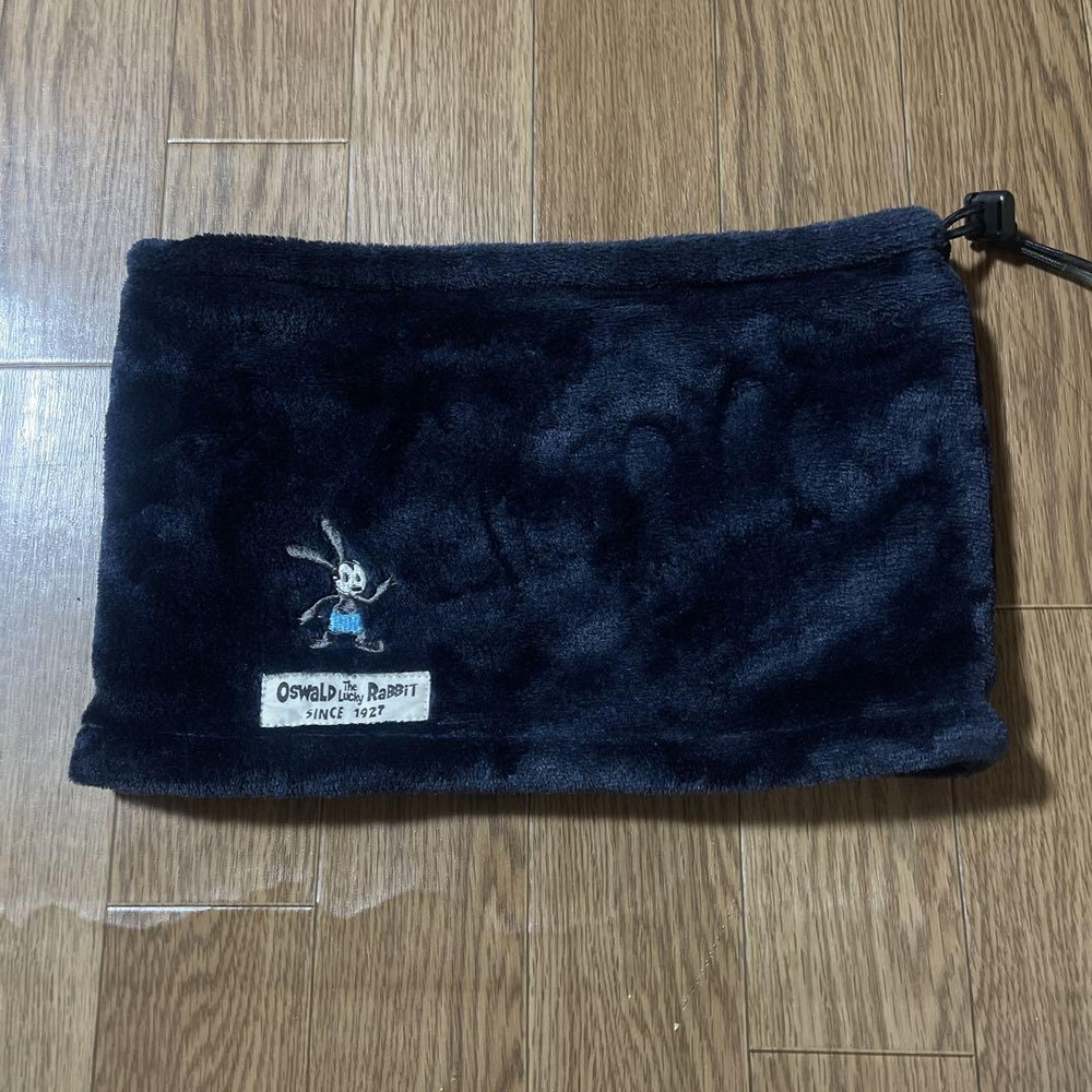 Disney Oswald the Lucky Rabbit fleece neck warmer anime cartoon style