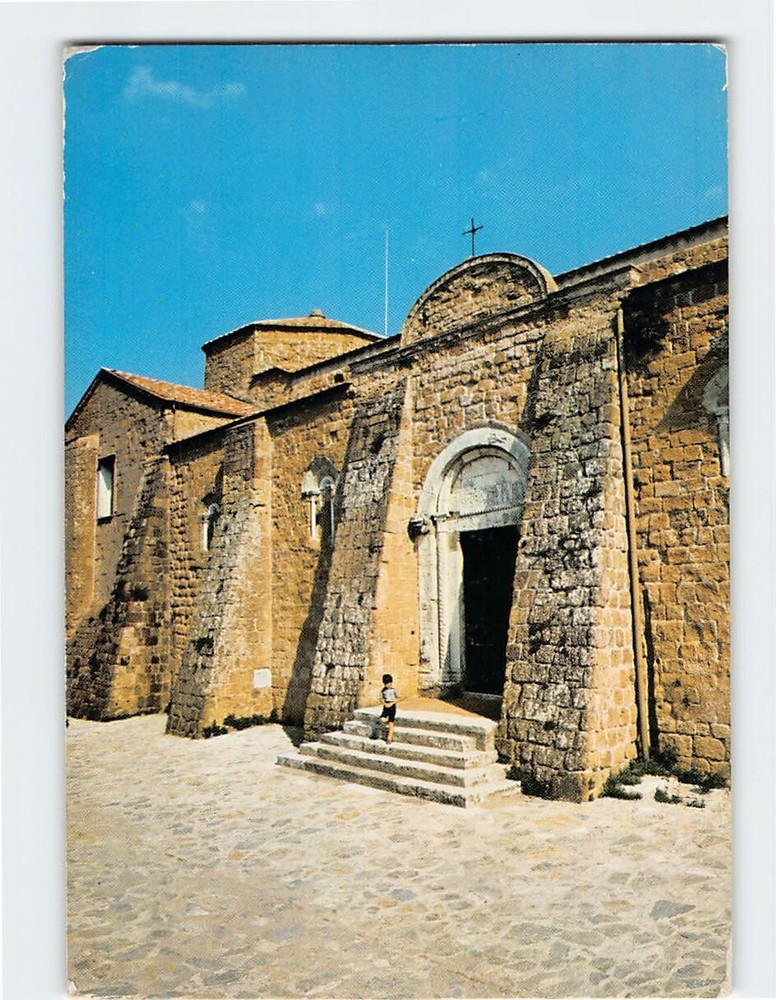Postcard Sovana Cathedral Italy