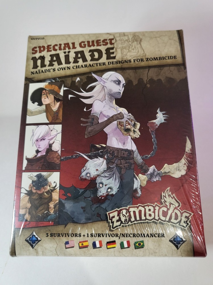 Zombicide Black Plague Special Guest Naiade Survivor & Necromancer SEALED CMON