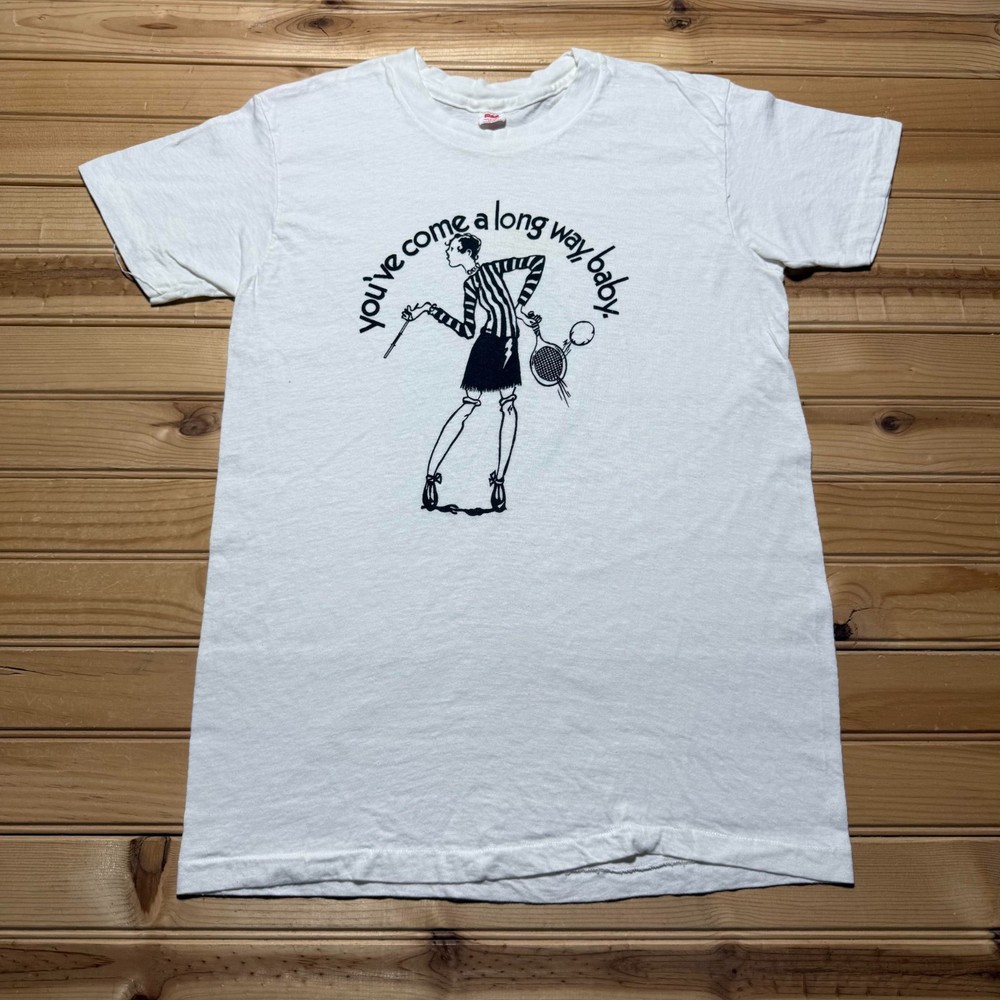 Vintage 70s Hanes You've Come A Long Way Baby Virginia Slims T-Shirt - Medium