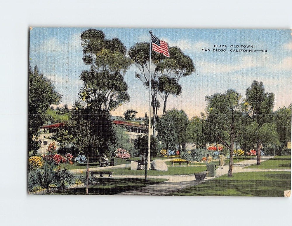 Postcard Plaza Old Town San Diego California USA