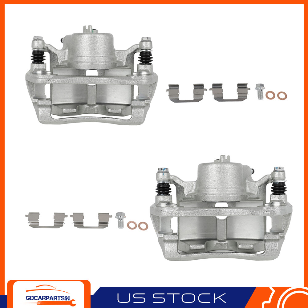 2003-2017 Honda Accord Front Brake Calipers Pair with Brackets