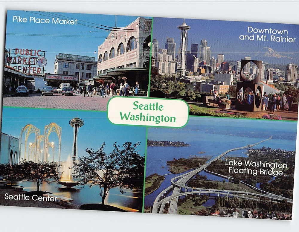 Postcard Seattle Washington USA