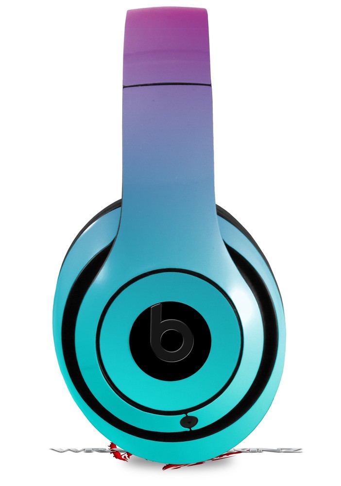 Beats Studio 2 3 Smooth Fades Neon Teal Hot Pink Skin Cover