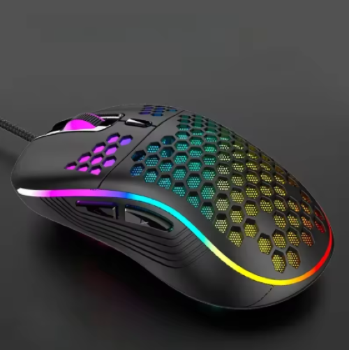 Ergonomic Honeycomb Gaming Mouse for Precision and Comfort