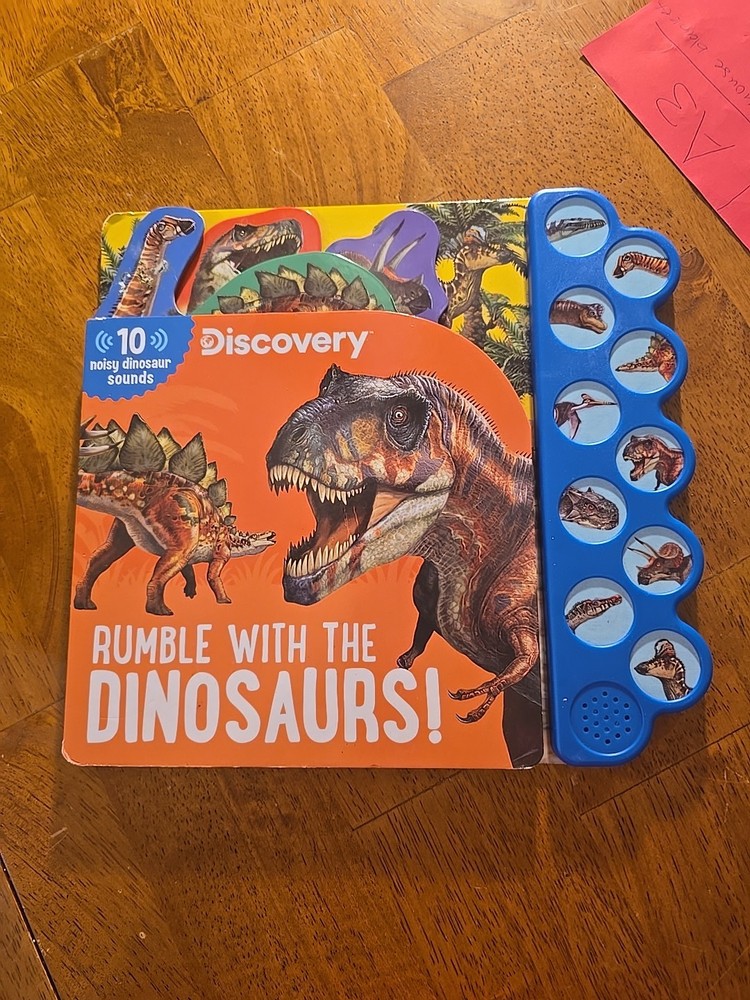 Discovery: Rumble with the Dinosaurs! by Thea Feldman (2019, Children's Board...
