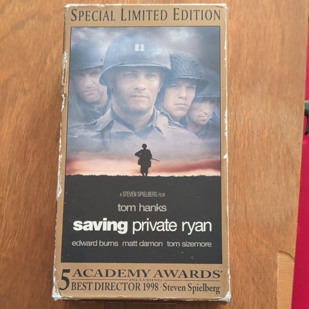 DreamWorks Saving Private Ryan (1998) Special Limited Ed. VHS NTSC R