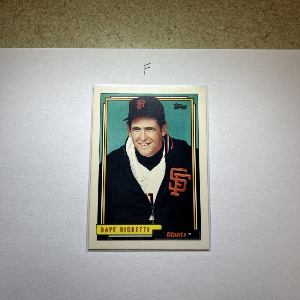 1992 Topps - Dave Righetti #35