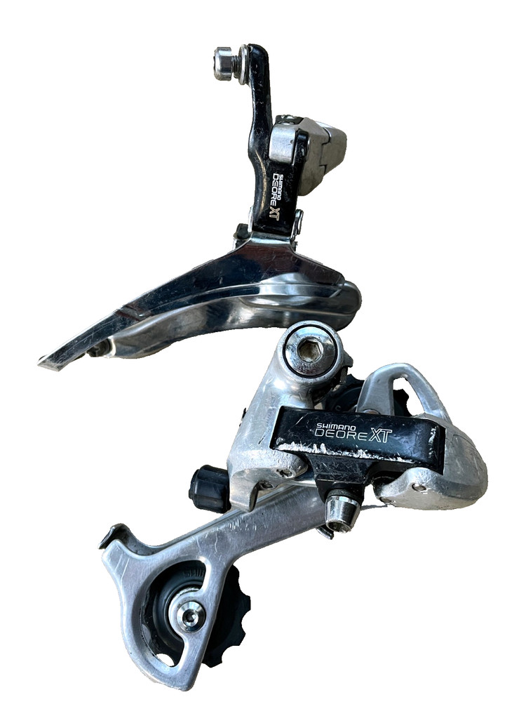 Shimano Deore XT Front and Rear Derailleur Set (BR-M730, FD-M732)