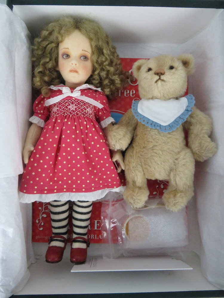 R John Wright Goldilocks & Baby Bear Set MIB w/ COA LE Low Number 33/250
