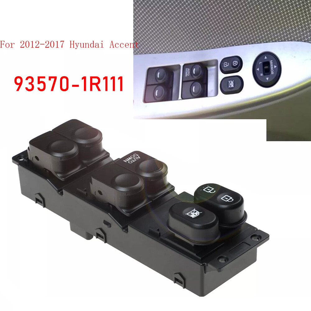 For 2011-2017 Hyundai Accent Driver Door Master Power Window Switch 93570-1R111