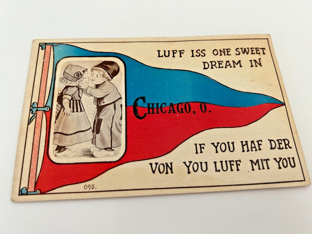 Dutch Theme Luff Iss One Sweet Dream In Chicago Junction Ohio Postcard
