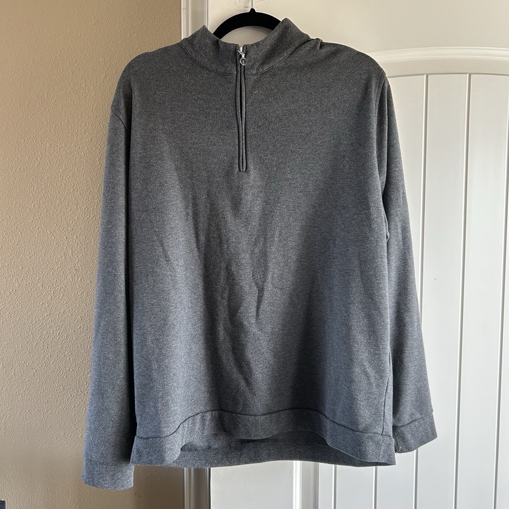 Linksoul Sweatshirt Jacket Mens Size Large Sz L 1/4 Zip Stretch Golf